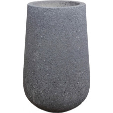 Besk Puķu pods stiklšķiedras 36x36x60cm, pelēks