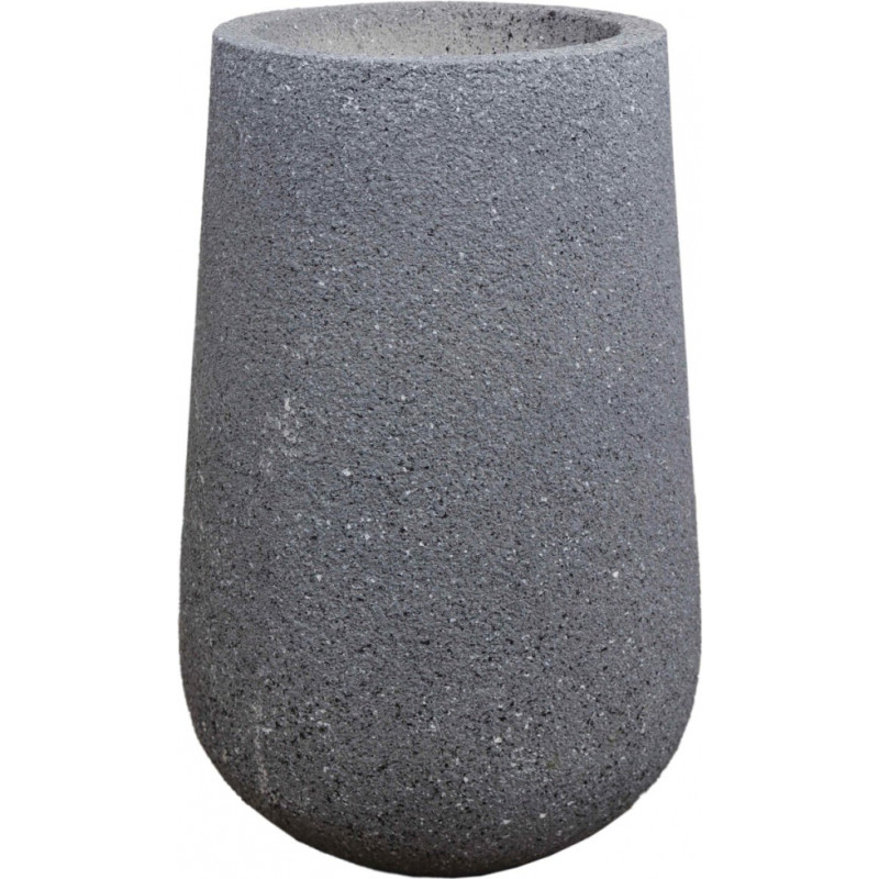 Besk Puķu pods stiklšķiedras 36x36x60cm, pelēks