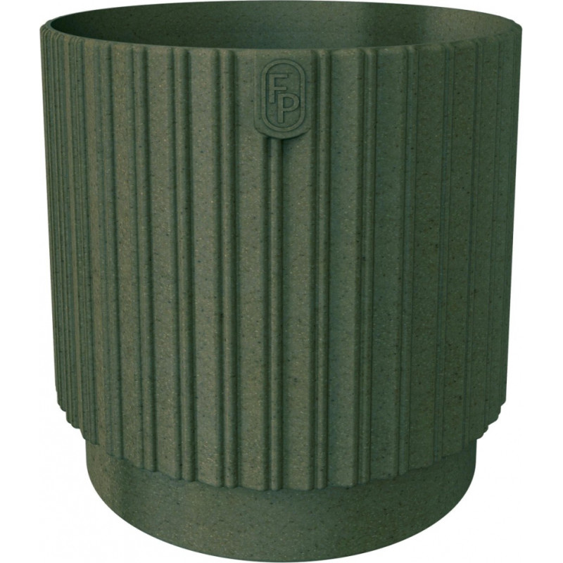 Form Plastic Puķu pods Mika Cyli 26cm, Eco Wood zaļš