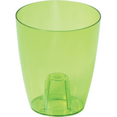 Prosperplast Puķu pods orhidejām Coubi 13x16cm, 1.5L, caurspīd.zaļš