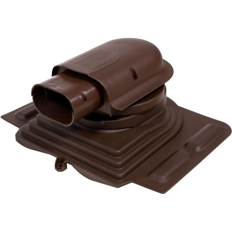 Vilpe Solar metāla jumtu pieslēguma elements, brūns