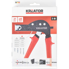 Kreator Montāžas knaibles reģipša enkuriem + 21gab enkuri KREATOR KRTH62801