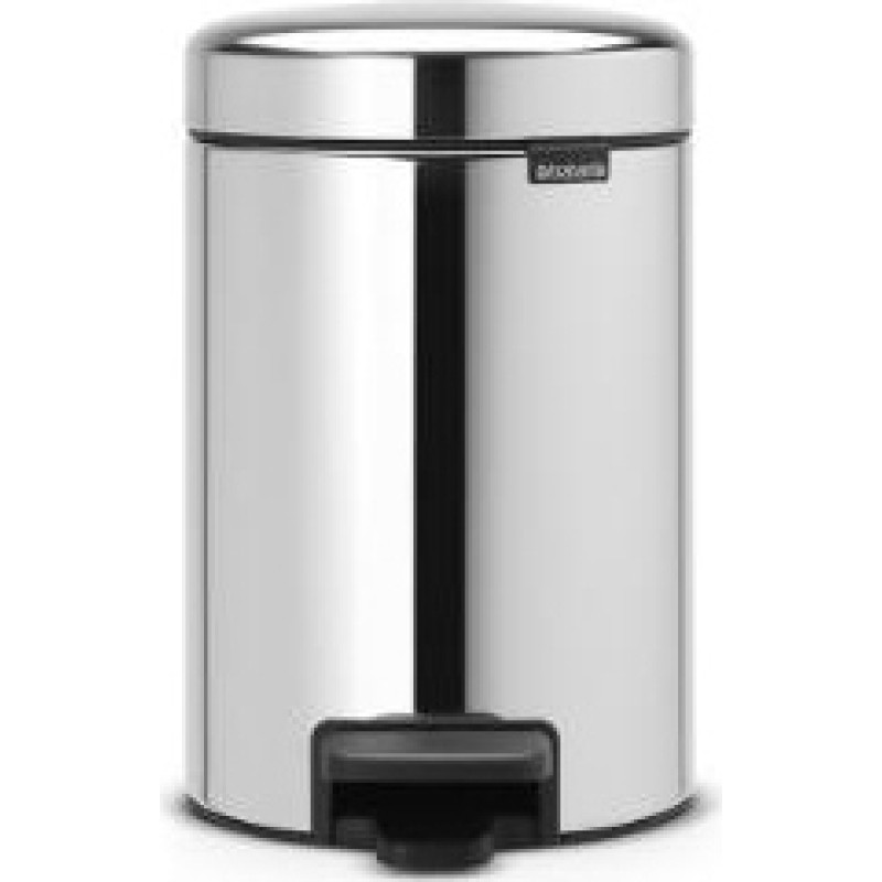 Brabantia atkritumu tvertne ar pedāli NewIcon, 3l, brilliant steel