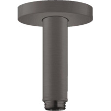 Hansgrohe dušas galvas turētājs S, 100 mm, no griestiem, brushed black chrome