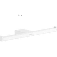 Hansgrohe tualetes papīra turētājs AddStoris, dubultais, matēts balts