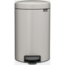 Brabantia atkritumu tvertne ar pedāli NewIcon, 12l, soft grey