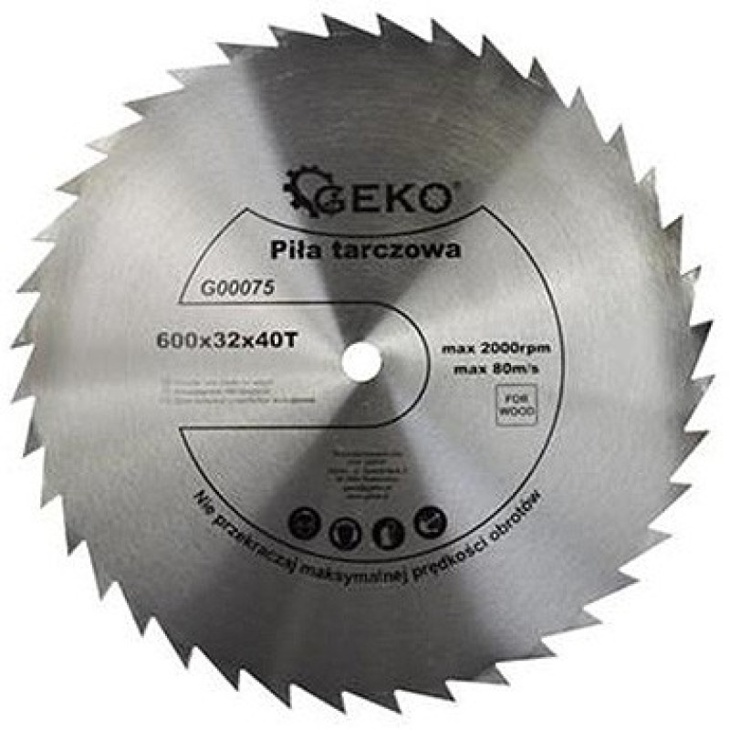 Geko Zāģa ripa kokam 600x32x40z Geko