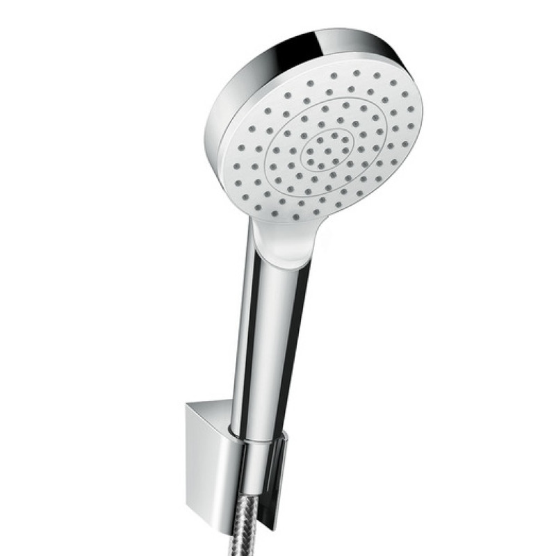 Hansgrohe rokas dušas komplekts Crometta 1jet Porter, 1600 mm, balts/hroms