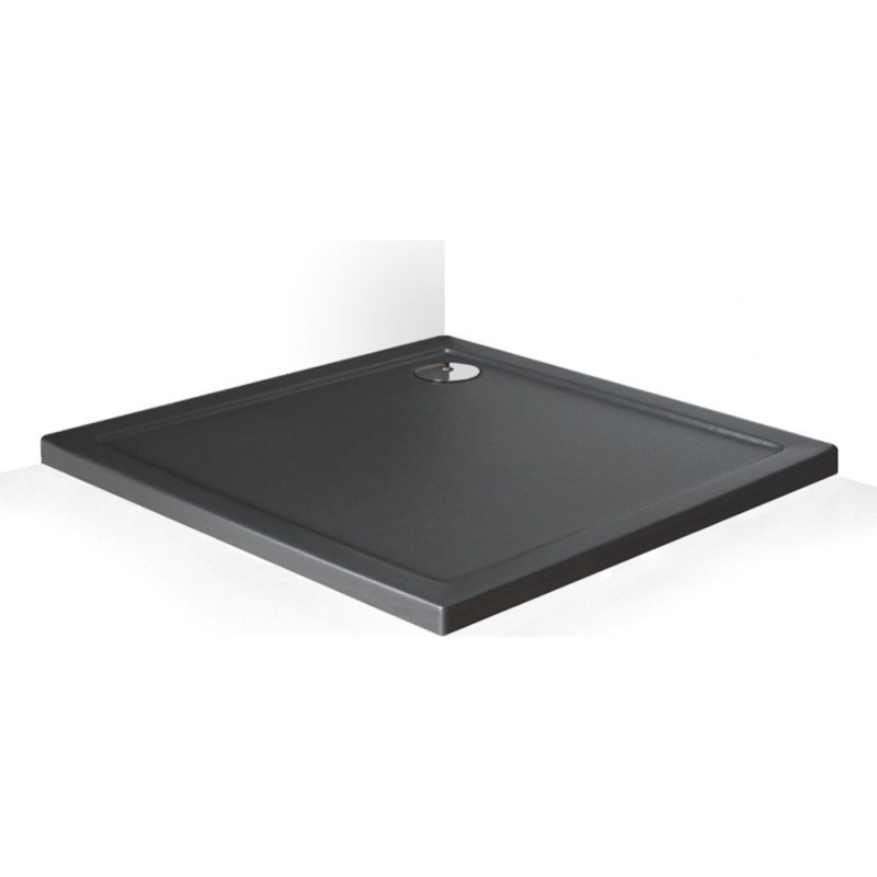 Roth dušas paliktnis Flat Stone, 900x800 mm, h=50 mm, anthracite akrila