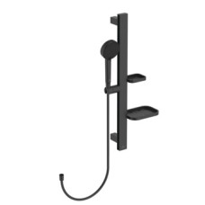 Ideal Standard dušas komplekts IIdealrain Alu+, 600/1750 mm, matēts melns