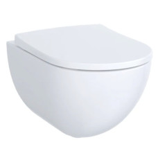 Geberit pods ar QR/SC vāku Aniara rimfree, stiprināms pie sienas, 355x510 mm, balts