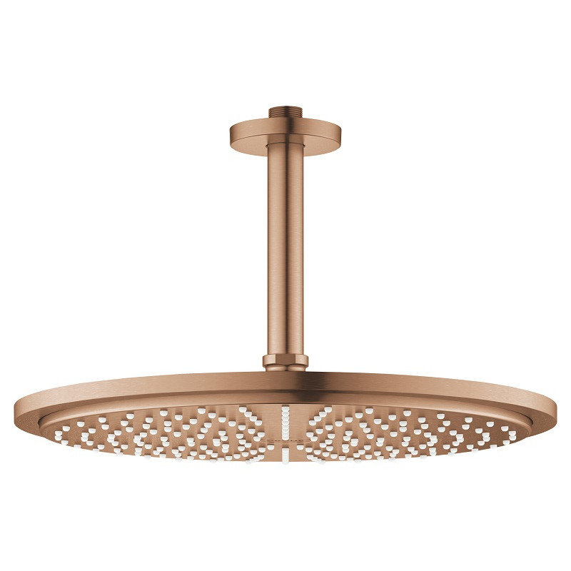 Grohe dušas galva ar turētāju Rainshower Cosmo 310 I, no griestiem, brushed warm sunset