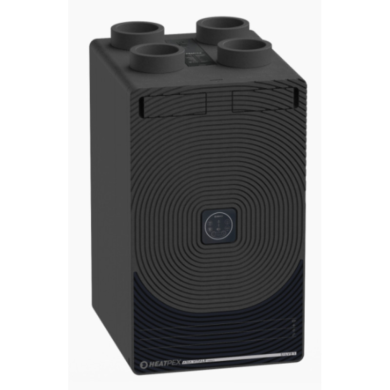 Heatpex rekuperators ARIA VITALE compact ar entalpijas siltummaini MVHR 250 m³/h PLATINUM CF