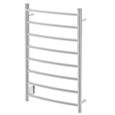 PAX elektriskais dvieļu žāvētājs Foxtrot Timer, 810x530 mm, 80W, pieslēg. kreisajā pusē, nerūs. tērauds