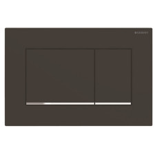Geberit taustiņš Sigma30, 246x164 mm, matēts melns ar easy-to-clean pārklājumu / hroms