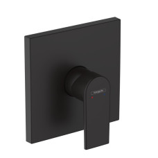 Hansgrohe iebūvējamā dušas maisītāja Vernis Shape virsapmetuma daļa, matēta melna