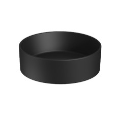 Jika izlietne Cubito Pure, d=400 mm, h=150 mm, uz virsmas, matēta melna