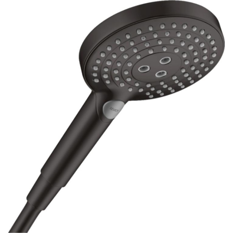 Hansgrohe rokas duša Raindance Select S 120 3jet, EcoSmart 9 l/min, matēta melna