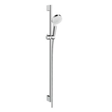 Hansgrohe dušas komplekts Crometta 100 Vario, 900 mm, EcoSmart 9 l/min, balts/hroms