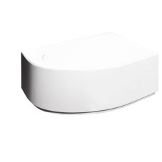PAA priekšējais panelis vannai Tre, lielais, kreisā puse, balts