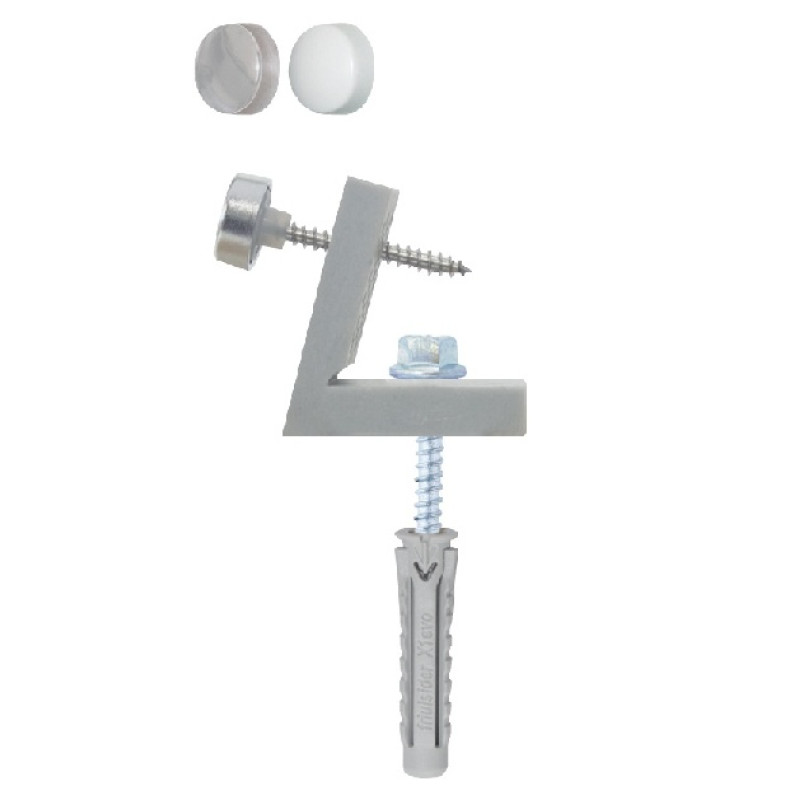 Friulsider Poda stiprinājumi no sāna balts/hroms