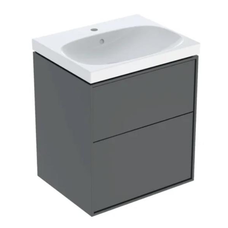 IFO izlietnes un skapīša komplekts Sense Art, 592x482 mm, h=682 mm, 2A, lava