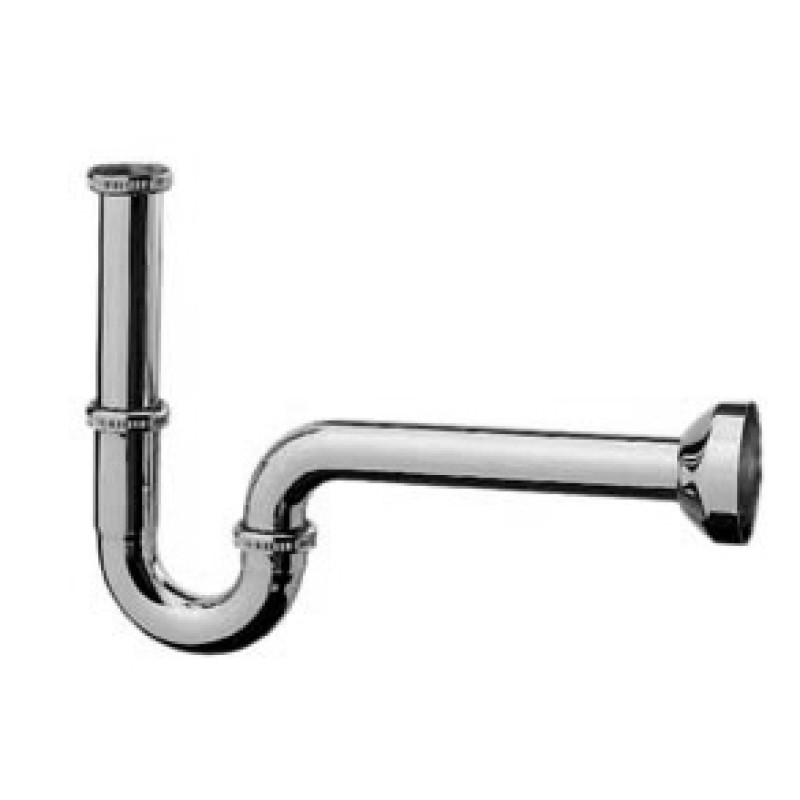 Hansgrohe izlietnes sifons, 1¼ , hromēts misiņš