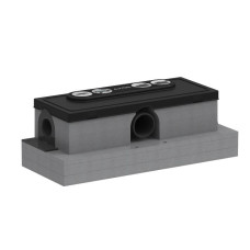 Hansgrohe dušas traps Axor uBox Universal, DN50, horizontāls