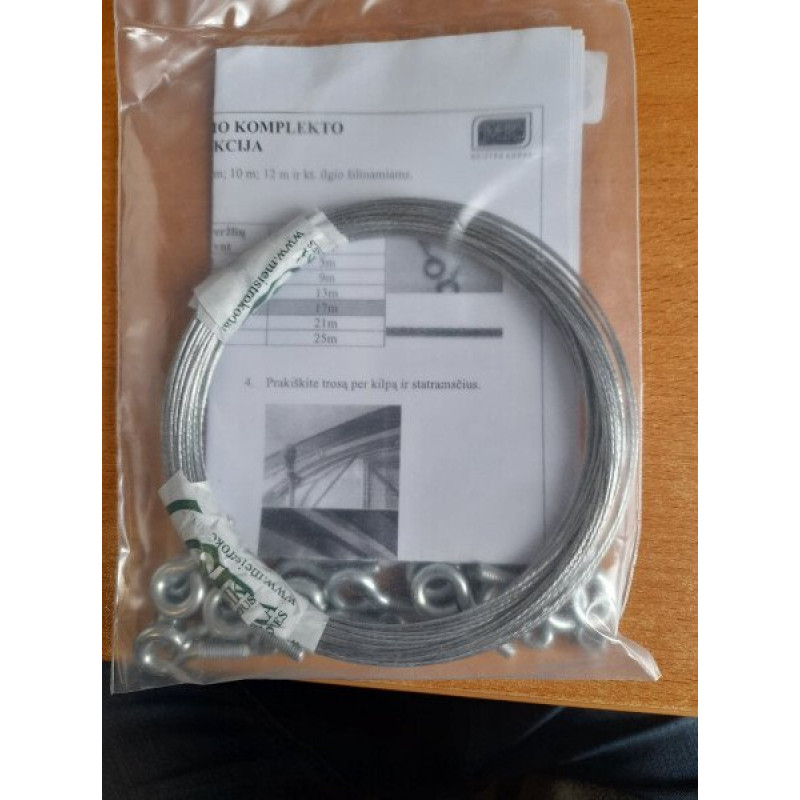 Augu iesiešanas komplekts siltumnīcām KLASIKA TUBE/EASY 6m; / gab