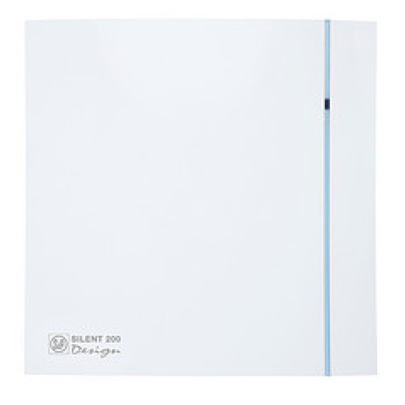 Europlast Sadzīves vent. SDESIGN200CZ-3C ar gultņa motoru un vārstu