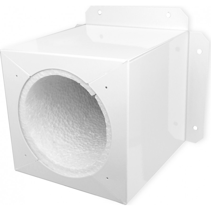 Europlast izolācijas ārsienas pagarinājums, Ø107mm, 150mm, balts