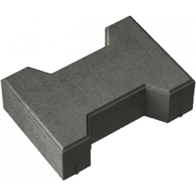 Stoneroc Niidirull 100 bruģis, 195x160x100mm, melns, 7.4m2 (palete)