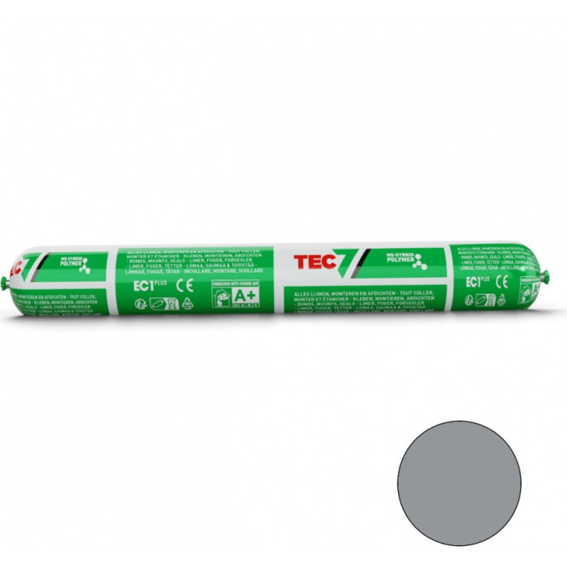 Tec7 Līme, hermētiķis, iepakojums, pelēks, 600ml