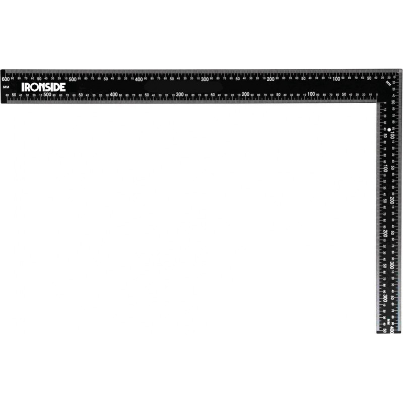 Ironside Leņķis Ironside tērauda 600mm melns - gab.