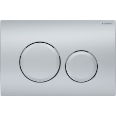 Geberit noskalošanas taustiņš Delta20, apaļš, divu režīmu skalošana, Taustiņš chrome / matēts - gab.
