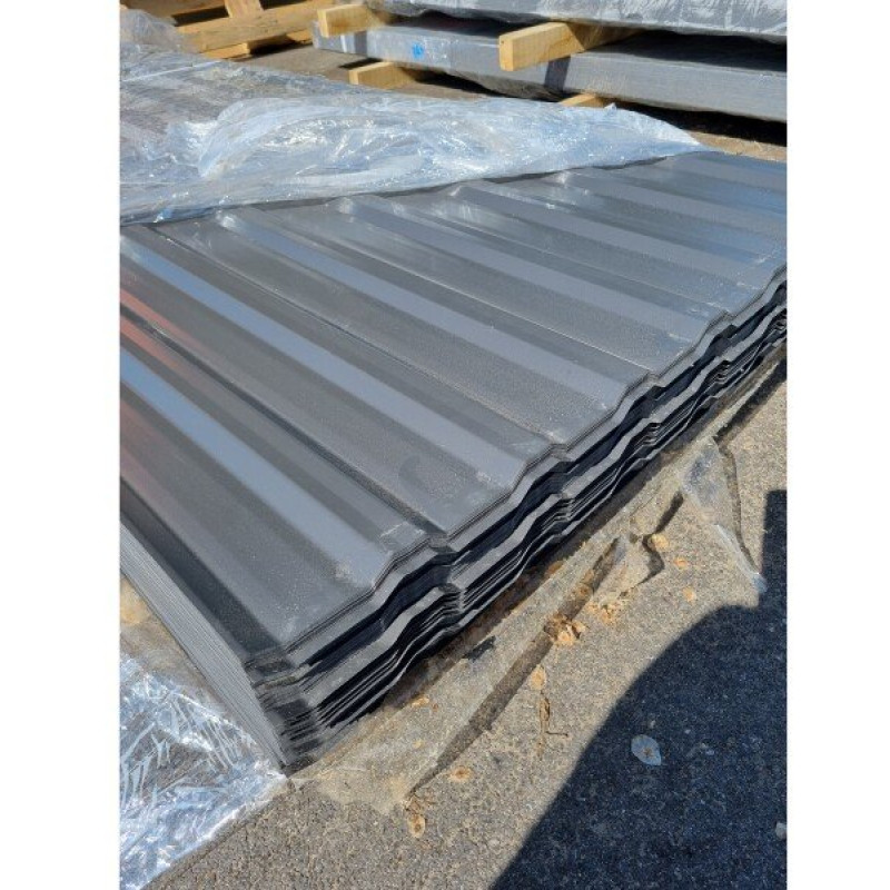 Metāla segums T14 R trapecveida, 0,45mm 2000x835mm PS RAL7024 Grafīta pelēks / gab