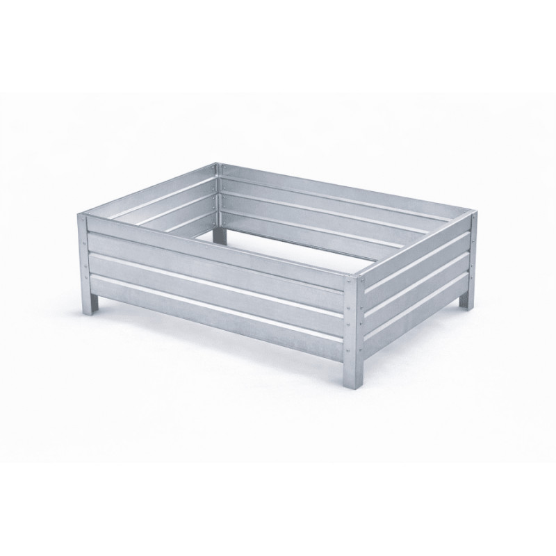 Paaugstinātā dārza dobe Klasika Garden 950×750×200 mm, cinkota / gab