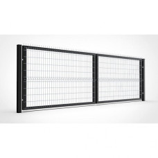 Divviru vārti 1530x4000mm RAL7016 / gab