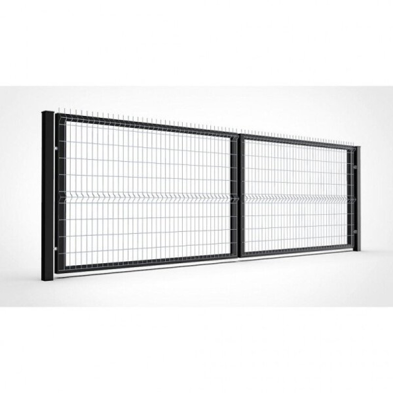 Divviru vārti 1530x4000mm RAL7016 / gab