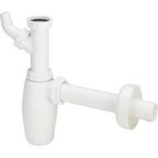 Viega izlietnes sifons, 1¼ x 32 mm, ar pieslēgu, plastmasa, balts