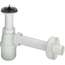 Viega izlietnes sifons ar izplūdi, 1¼ x 40mm, plastmasa, balts