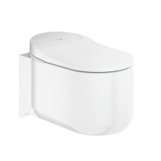 Grohe pods Sensia Arena Rimless ar vāku, stiprināms pie sienas, 375x600 mm, ar bidē funkciju, alpin white HG