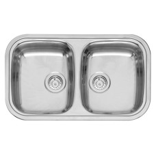 Reginox virtuves izlietne Regent 20 Lux (R), dubultā, 805x480 mm /kastē/