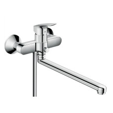 Hansgrohe Logis Vannas maisītājs ar garo izteci, hroms