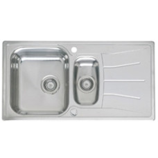 Reginox virtuves izlietne Diplomat 1.5 Lux (R), 1.5 bļoda ar plauktu, 950x500 mm /kastē/