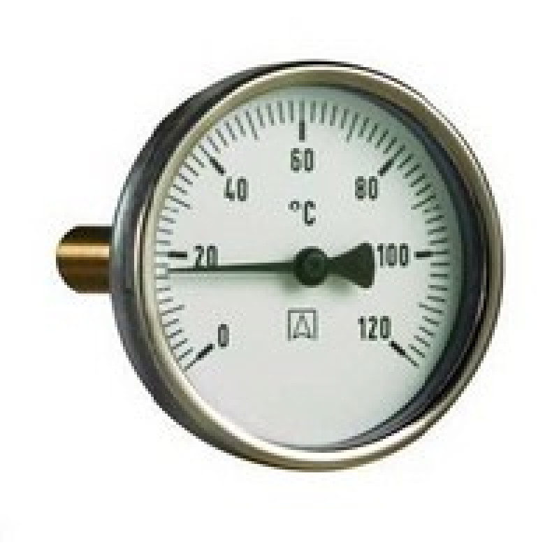 Afriso bimet. termom. ½’, 63 mm, 63 mm garš, 120°C