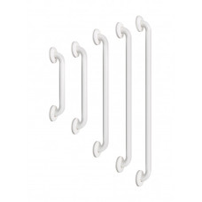 Mediclinics atbalsta rokturis Mediepoxy, 387 mm, nerūsējošais tērauds AISI 201, balts ##