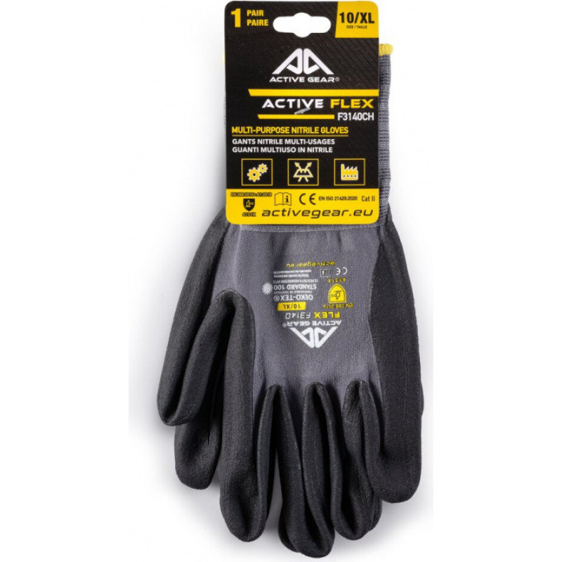 Active Gear darba cimdi, 10/XL izm., Active FLEX F3140CH