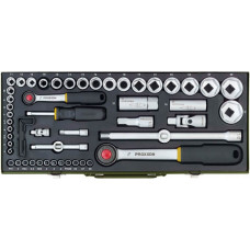 Muciņu komplekts 1/4"+1/2" 56 daļu PROXXON