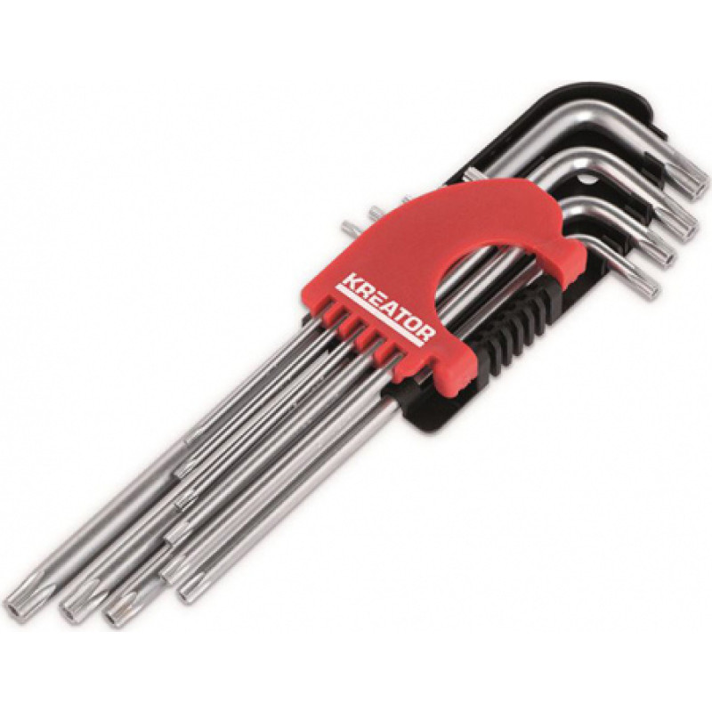 Kreator TORX skrūvgriežu komplekts T10-50 (9gab.) Kreator